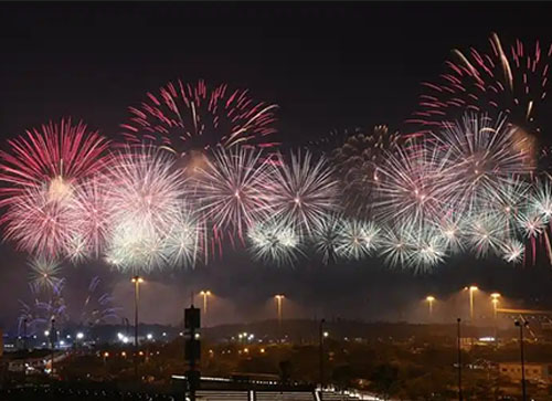 晴隆县焰火晚会